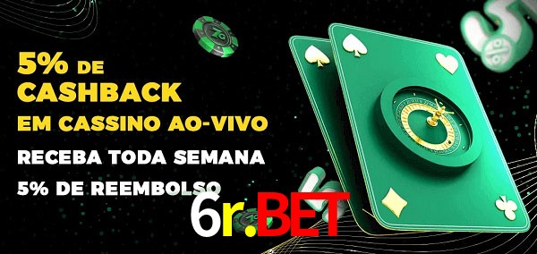 Promoções do cassino ao Vivo 6r.bet